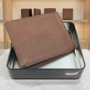 Genuine Leather Tan Wallet | Ambur Leather Hub